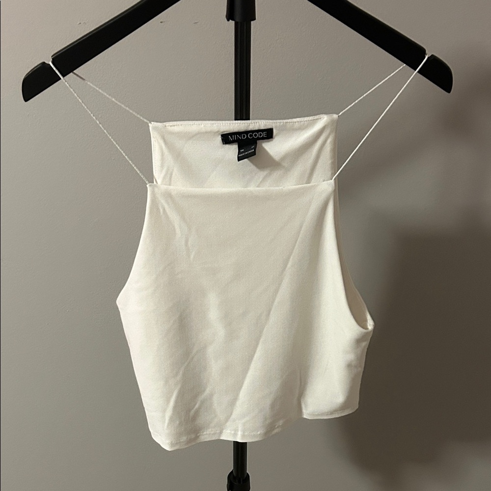 Mind Code Women's Cream Camisole Top